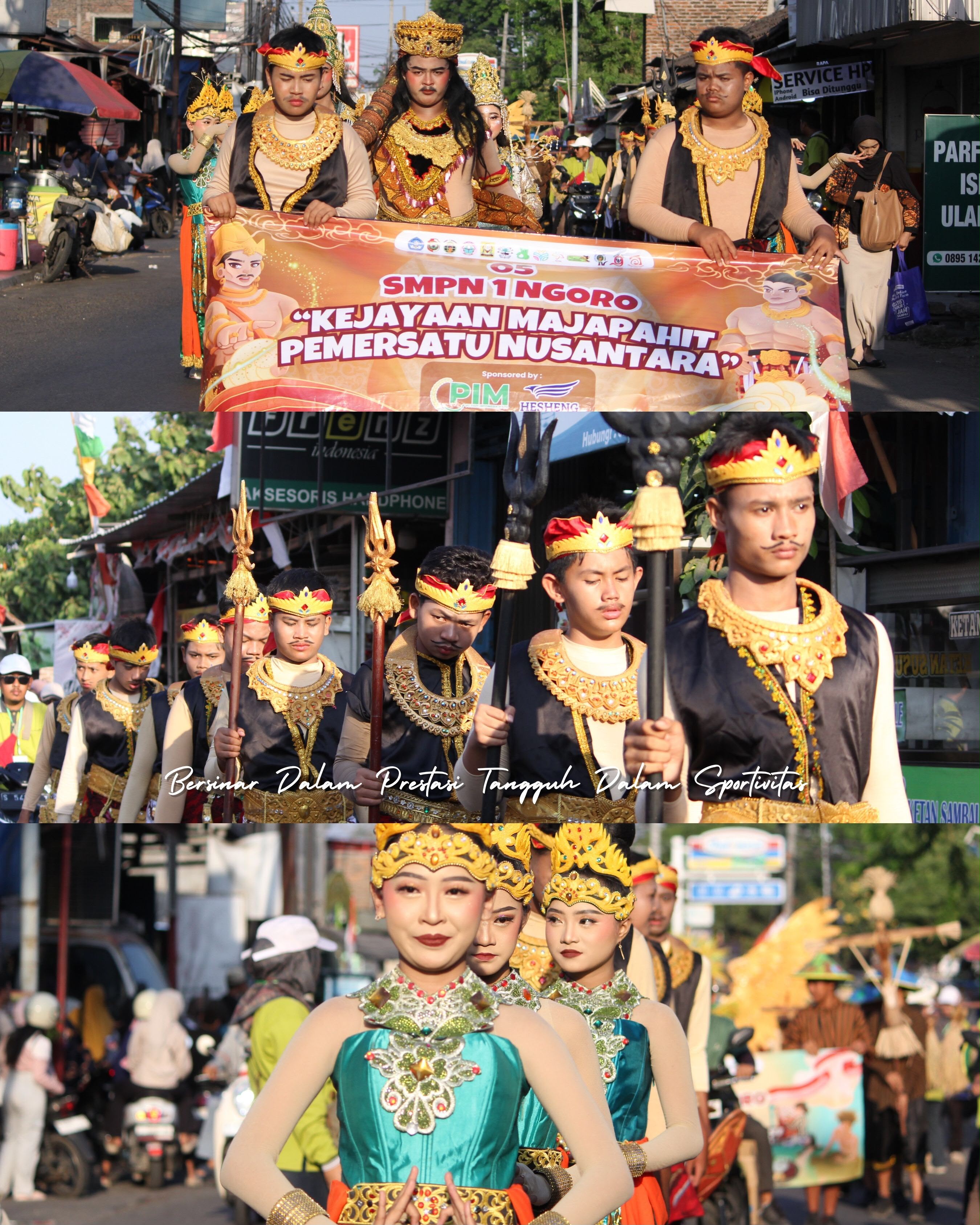 Kirab Pelajar Budaya Nusantara Semarak di Kecamatan Ngoro, 53 Tim Turun Meriahkan PHBN