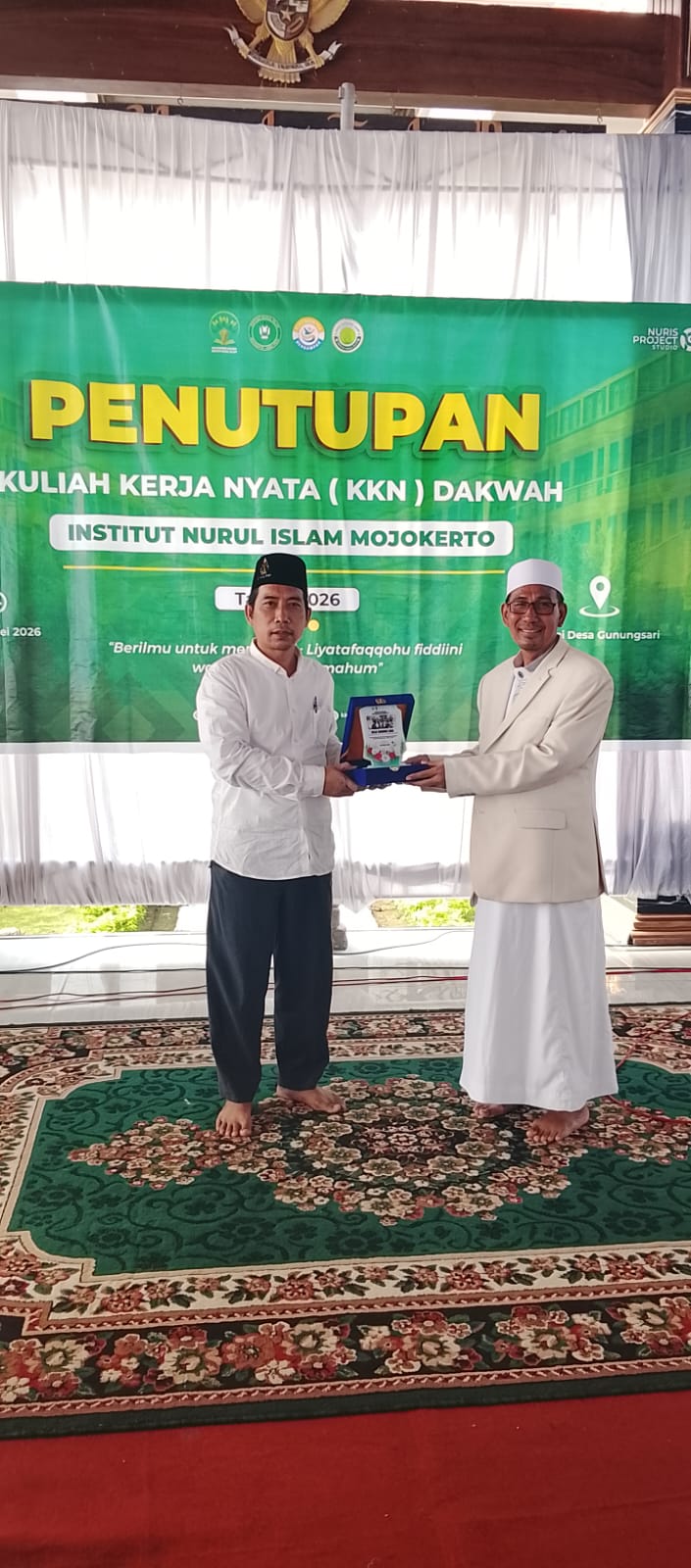 Penutupan KKN Dakwah di Desa Gunungsari Tampil Mewah dan Penuh Antusias